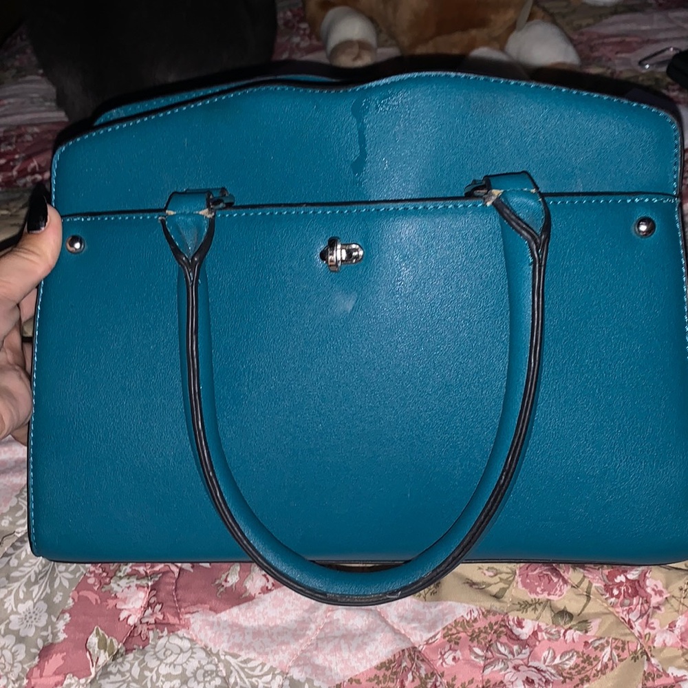 Blue/green purse